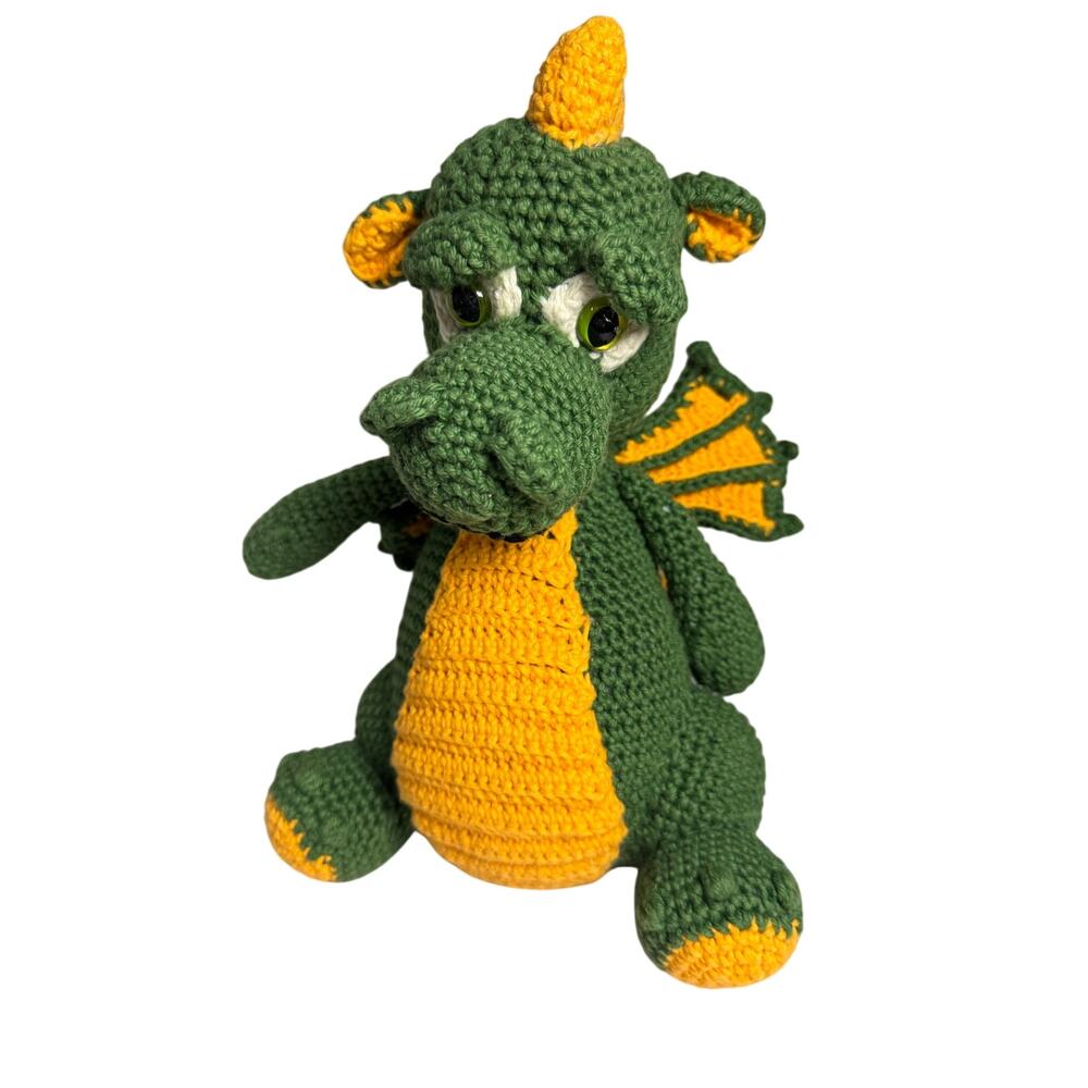 Drake The Dragon  Handmade Crocheted Amigirumi